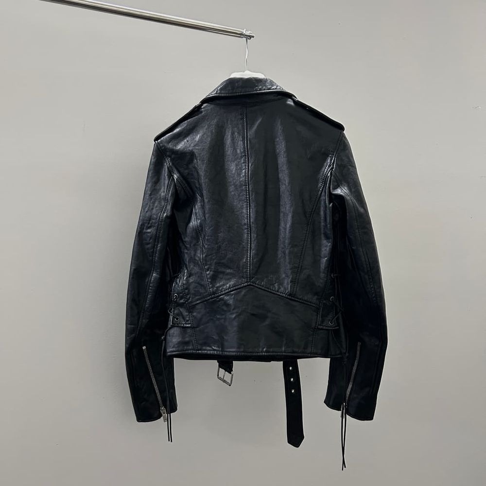 SAINT LAURENT 생로랑 스터드 바이커 레더자켓 상품 이미지 6