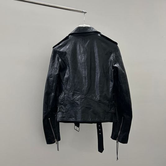 SAINT LAURENT 생로랑 스터드 바이커 레더자켓 상품 이미지 6