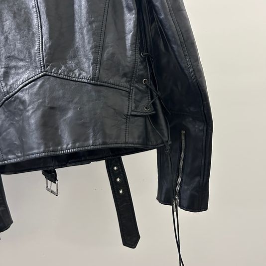 SAINT LAURENT 생로랑 스터드 바이커 레더자켓 상품 이미지 7