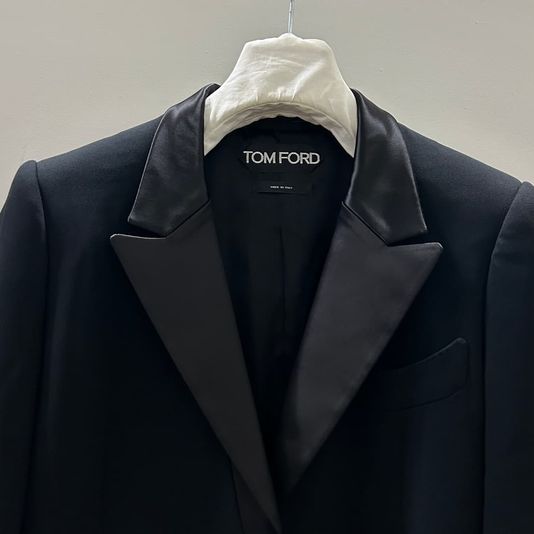 Tom ford 탐포드 톰포드 우먼스 새틴 라펠 자켓 상품 이미지 2