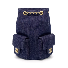 샤넬 데님 백팩 AS5310