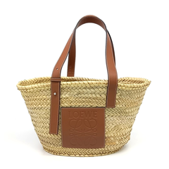 로에베 바스켓 우븐 토트백