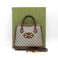 Gucci(구찌) 620850 GG 수프림 홀스빗 1955 미디엄 탑핸들 토트백 겸 숄더백aa55440