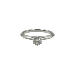 티파니앤코 솔리테어 웨딩 링 0.36ct 10호