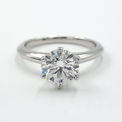 티파니 1.37ct 다이아 반지