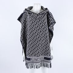 크리스찬 디올 오블리크 후드 판쵸