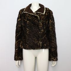 Fendi(펜디) 레오파드 퍼 레더 무스탕 여성 자켓aa55871