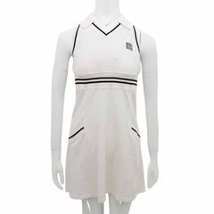 샤넬 P23627 스포츠 라인 화이트 코튼 테니스 원피스kk41560543