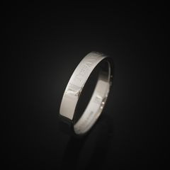 (중고명품반지)티파니앤코 밴드링 플래티늄 20호 4mm