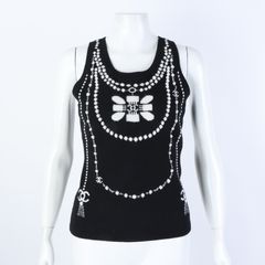 샤넬 캐시미어 민소매