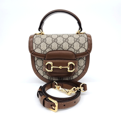 구찌 1955 홀스빗 미니 탑 핸들백 (781387)