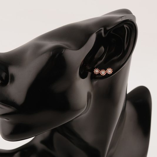 기타 우신1부 (0.12~0.11CT) 3스톤 다이아몬드 18K 귀걸이 상품 이미지 7