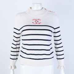 샤넬 캐시미어 긴소매 니트