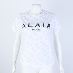 알라이아 반소매 상의