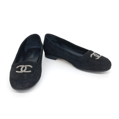 샤넬 스웨이드 로퍼