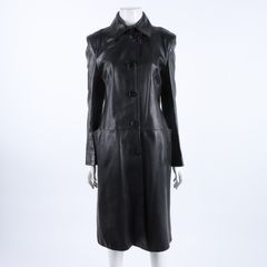 발리 롱 가죽 자켓