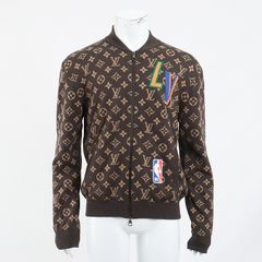 루이비통 X NBA 니트 집업 점퍼