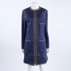 샤넬 데님 롱 자켓