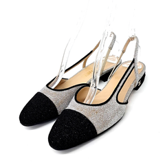 샤넬 투톤 슬링백