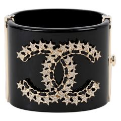 샤넬 스타 CC 커프 브레이슬릿 블랙 76213