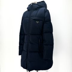 프라다 삼각로고 리나일론 여성 롱 패딩 점퍼 롱패딩