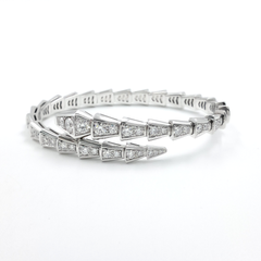 불가리 다이아 세르펜티 바이퍼 팔찌