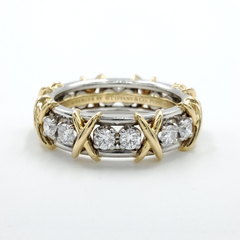 티파니 다이아 슐럼버제 식스틴 반지