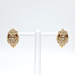 불가리 다이아 세두토리 세르펜티 귀걸이