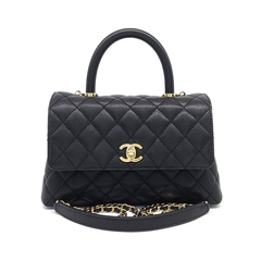 샤넬 캐비어 코코핸들23 A92990