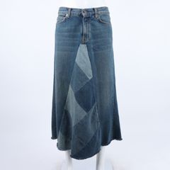 생로랑 데님 스커트