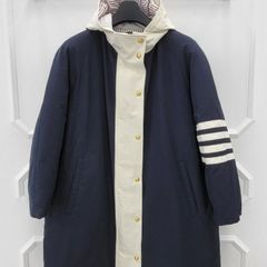 톰브라운 4바 후드 패딩 코트 FOD062X 38