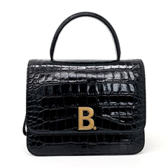 발렌시아가 B 탑핸들 크로스백