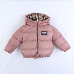 버버리 리버서블 키즈 패딩 점퍼 (18M)