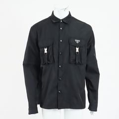 프라다 리나일론 셔츠 자켓