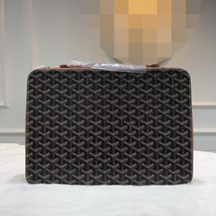 [미사용] 고야드 A4 콤파뇽 유니버셜 브리프케이스 서류가방 블랙 탄 Y27953