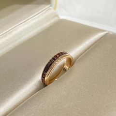부쉐론 47 콰트로링 클래식 브라운 웨딩밴드 반지 JAL00175 Y88986