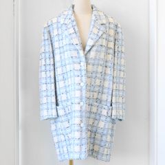 샤넬 22B 트위드 코트 40 P73383