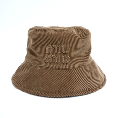 미우미우 코듀로이 버킷햇