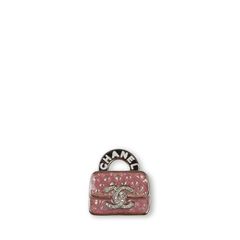 샤넬 24B 플랩백 핀 브로치 핑크 골드 ABD441