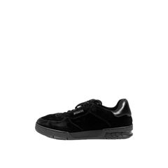 [9] 루이비통 남성 LV 스웨이드 벨벳 트레이너 로우탑 스니커즈 블랙