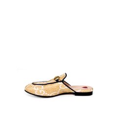 [36] 구찌 여성 프린스타운 GG로고 홀스빗 뮬 블로퍼 슬리퍼 베이지