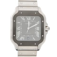 까르띠에 산토스 스틸 시계 (WSSA0037)