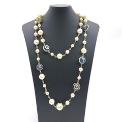 샤넬 진주장식 목걸이