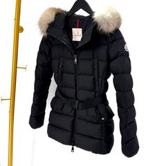 [0사이즈] 몽클레어 클리온 폭스퍼 여성 패딩 블랙