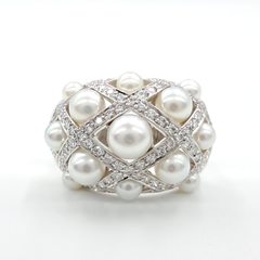 샤넬 다이아 마트라제 바로크 반지