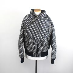 디올 블루 오블리크 크리스 크로스 봄버 자켓 36사이즈 357C63A2970_X5803