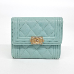 샤넬 캐비어 보이 반지갑 A81965