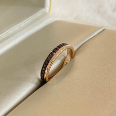 부쉐론 57 콰트로링 클래식 브라운 웨딩밴드 반지 JAL00175 Y67002