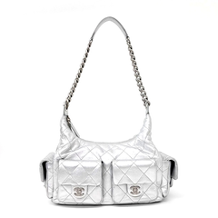 샤넬 포켓 맥시 호보백