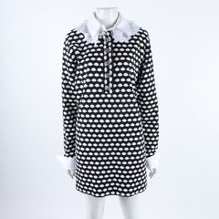 샤넬 코튼 도트 원피스